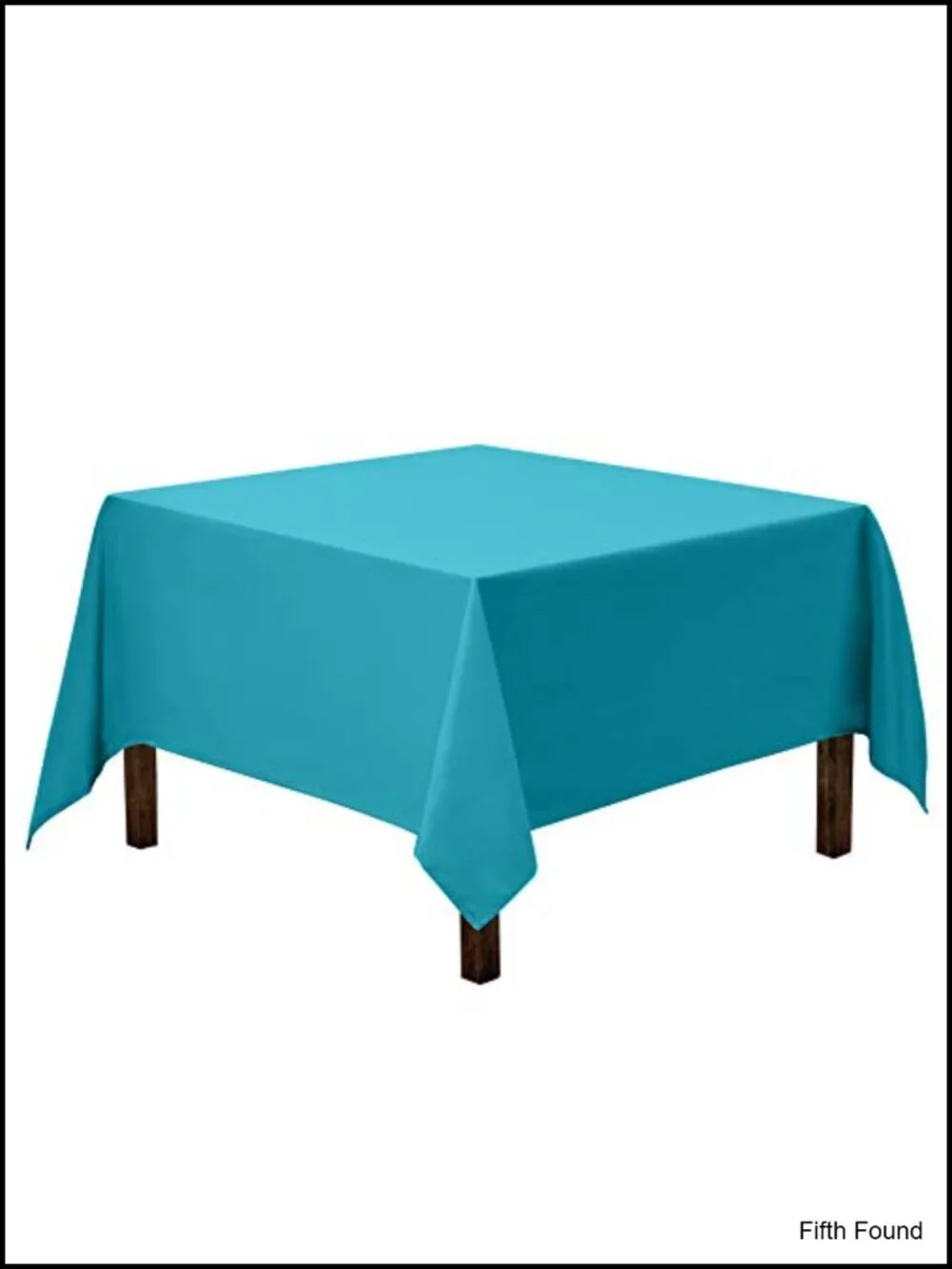 Square Tablecloth 52x52 Heavy Duty Polyester Machine Washable